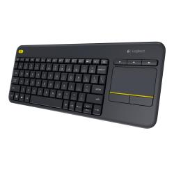 Logitech Tastiera Wireless touch keyboard k400 plus - tastiera - italiana - nero 920-007135