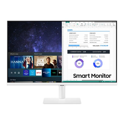 Samsung SMART MONITOR M5-S27AM501, 27'', Piattaforma Smart TV, Airplay, Mirroring, Office 365