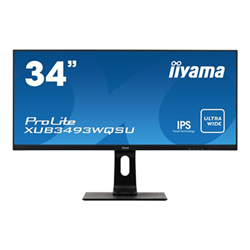 IIYAMA Monitor LED Prolite - monitor a led - 34'' - hdr xub3493wqsu-b1