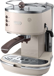 De Longhi Macchina da caffè Icona Vintage ECOV 311.BG Beige Caffè macinato, Cialde