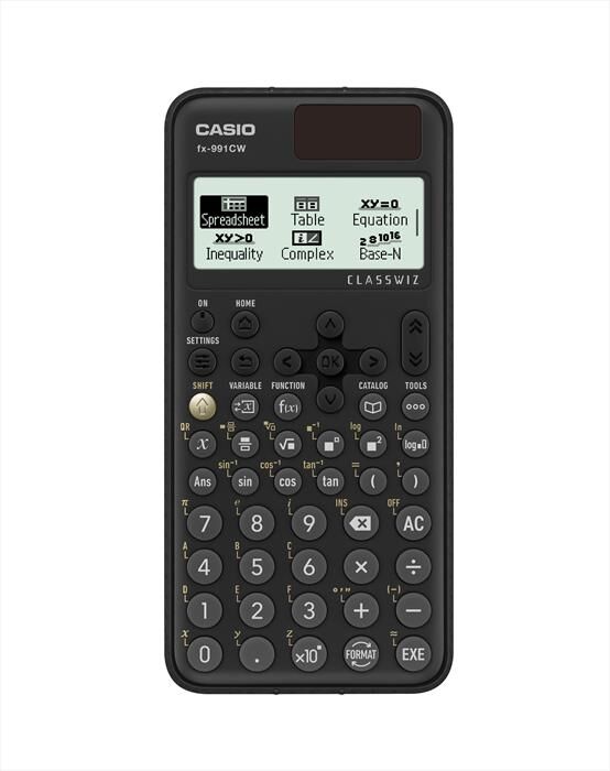 casio calcolatrice scientifica fx-991cw-w-et-v-nero