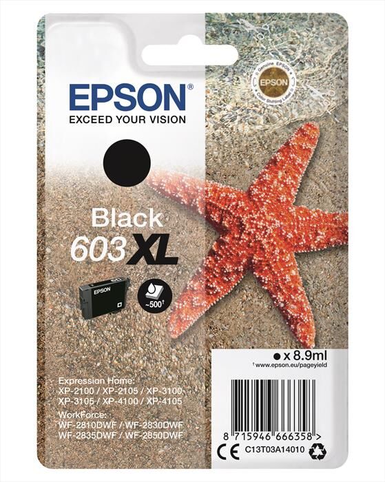 Epson 603 Stella Marina T03a Xl Single Nero-nero