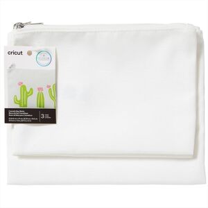 CRICUT Set 3 Borse Personalizzabili In Lino-bianco CRICUT Set 3 Borse Personalizzabili In Lino-bianco