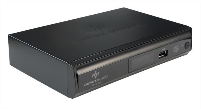 diprogress decoder dig. terrestre doppio tuner dvb-t2 h265-nero