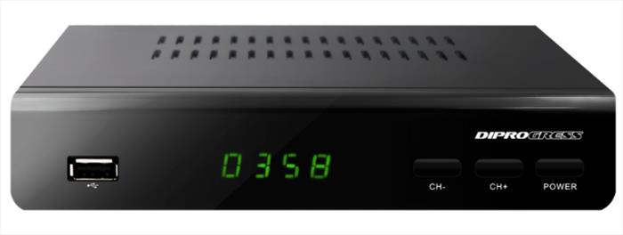 diprogress decoder t2 hevc h265 pvr-12d-rcu 2 in 1