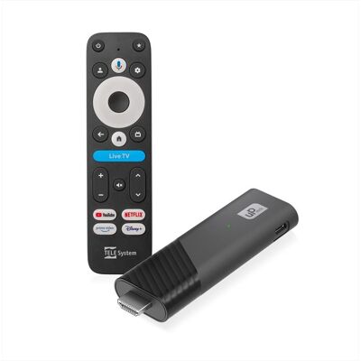 TELESYSTEM Up Stick Ricev.digitale Ip Hdmi 4k Google Tv-black TELESYSTEM Up Stick Ricev.digitale Ip Hdmi 4k Google Tv-black