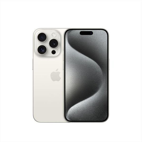 apple iphone 15 pro 256gb-titanio bianco