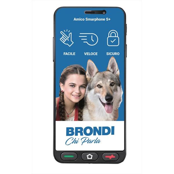 brondi bar phone amico smartphone s+-nero