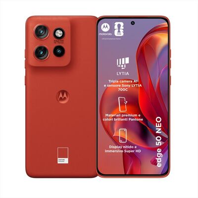 Motorola Smartphone Edge 50 Neo-pantone Poinciana Motorola Smartphone Edge 50 Neo-pantone Poinciana