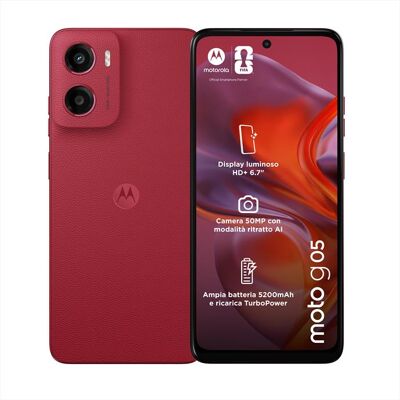 Motorola Smartphone Moto G05 4/128gb-plum Red Motorola Smartphone Moto G05 4/128gb-plum Red