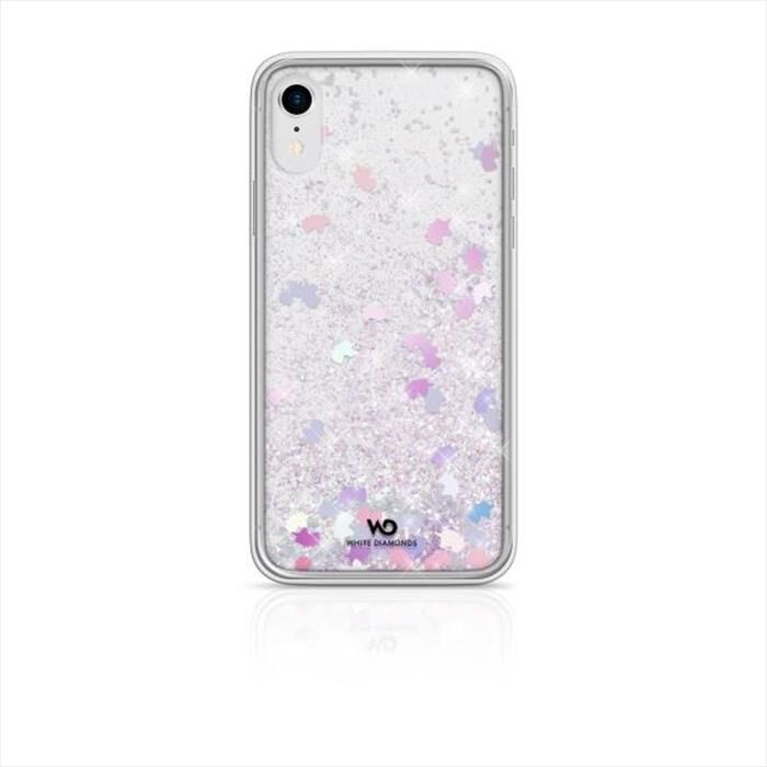 WHITE DIAMOND Sparkle Cover Iphone Xr Unicorni Argento/tpu
