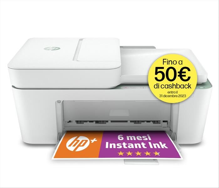 hp multifunzione deskjet 4122e 6 mesi instant ink +-bianca