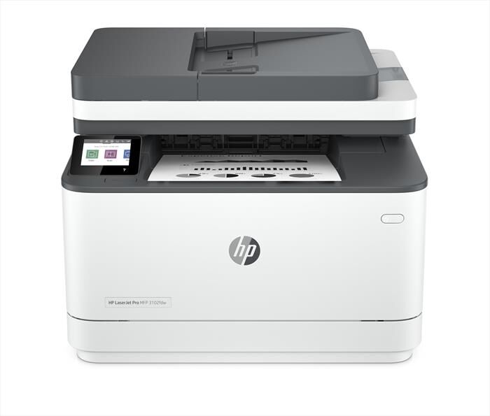 hp stampante multifunzione laserjet pro mfp 3102fdw-bianca