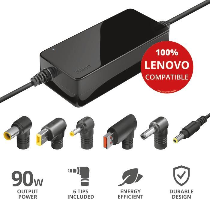 Trust Maxo Lenovo 90w Laptop Charger-black