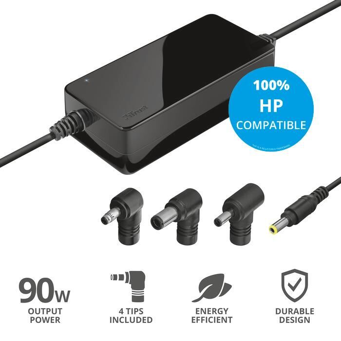 Trust Maxo Hp 90w Laptop Charger-black