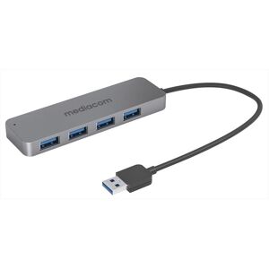 Mediacom Hub Usb 3.0 4 Porte Alimentato Md-u102