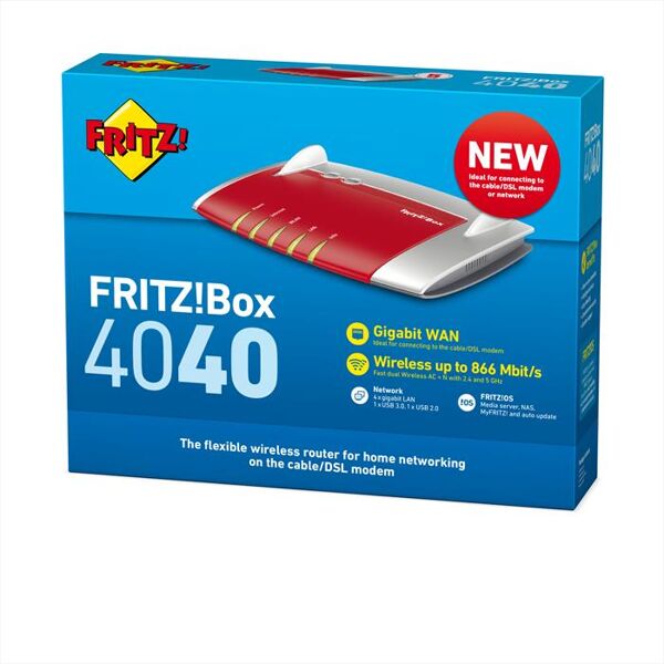 fritz! box 4040-rosso/grigio