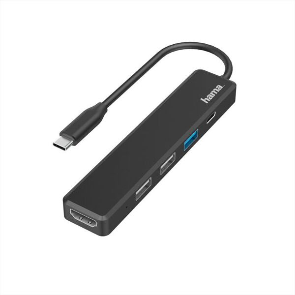 hama hub usb type c 3.2 nero