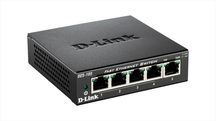 d-link 5-port fast ethernet unmanaged desktop switch