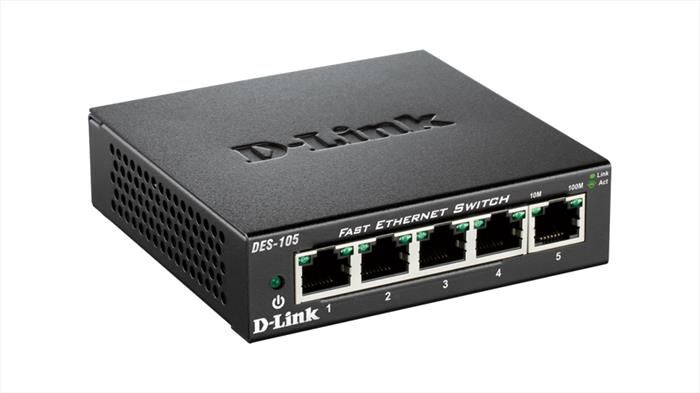 D-Link 5-port Fast Ethernet Unmanaged Desktop Switch
