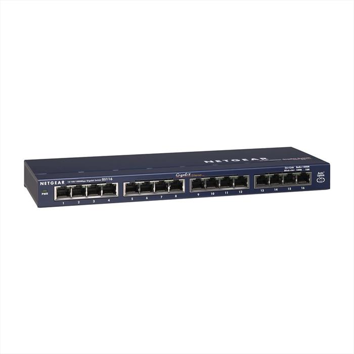 Netgear Switch 16 Porte Gs116ge-nero