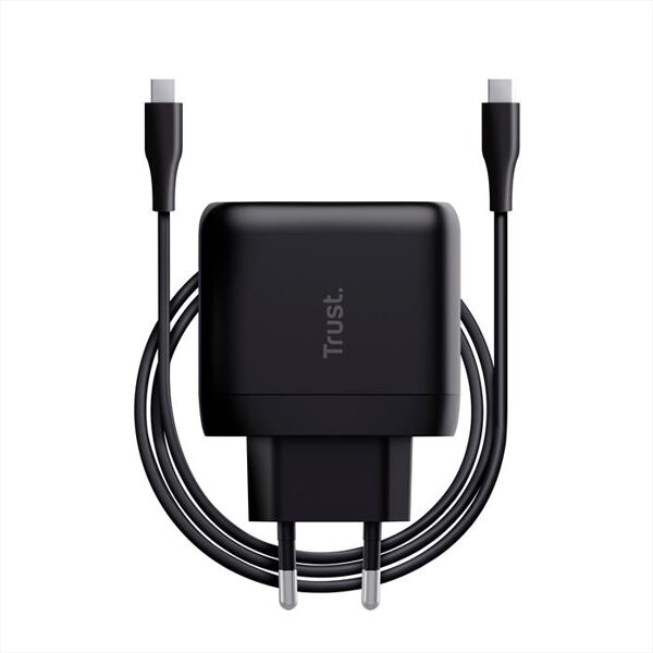 trust caricabatteria usb-c maxo 65w usb-c-black