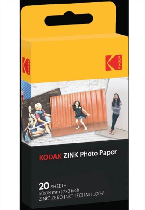 kodak carta zink 2x3 20pz-bianco