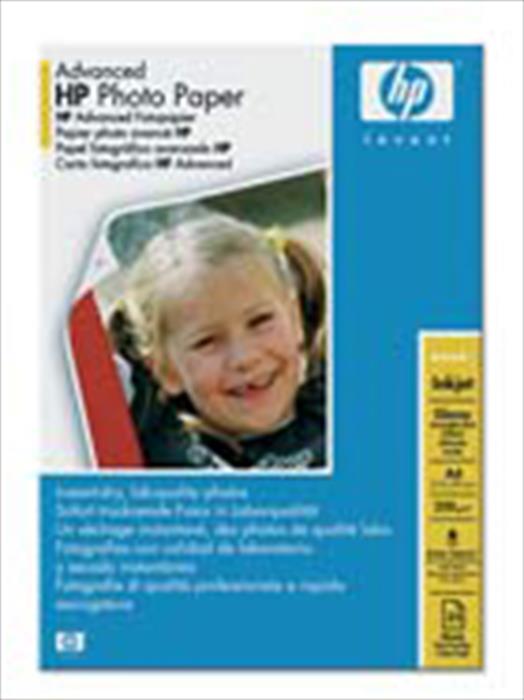 HP Q5456a Advanced Carta Fotografica-bianca, Lucida