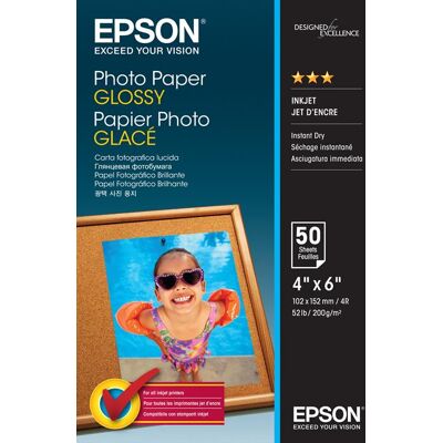 Epson Photo Paper Glossy 10x15cm 50 Sheet Epson Photo Paper Glossy 10x15cm 50 Sheet