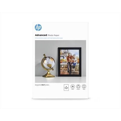 HP Q5456a Advanced Carta Fotografica-bianca, Lucida HP Q5456a Advanced Carta Fotografica-bianca, Lucida