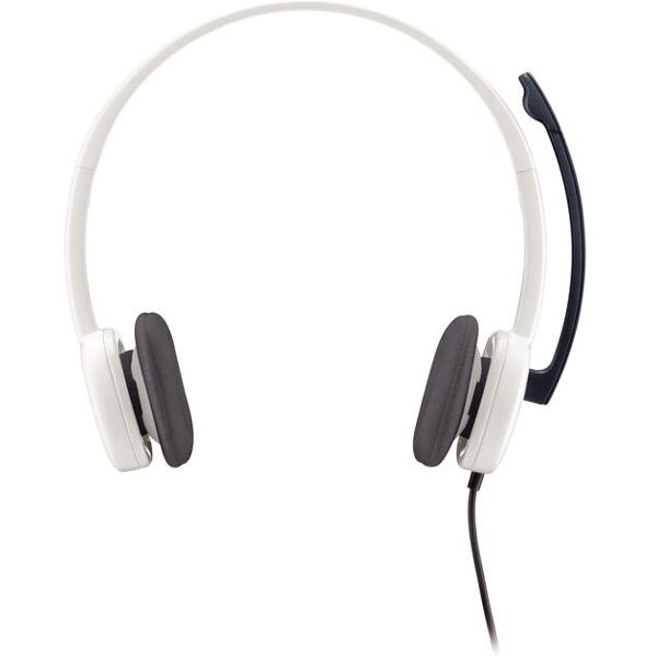 logitech stereo headset h150-bianco