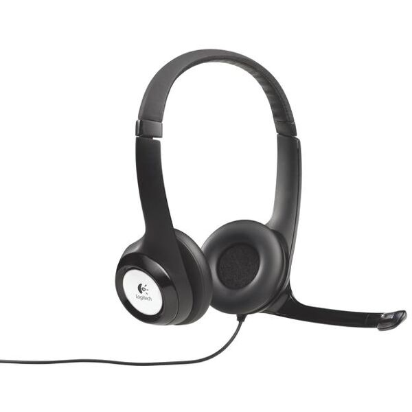 logitech usb headset h390-nero