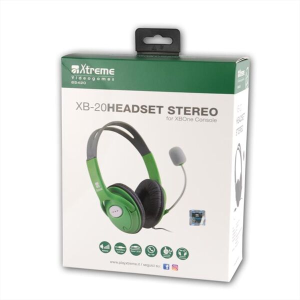 xtreme xb-20 headset stereo