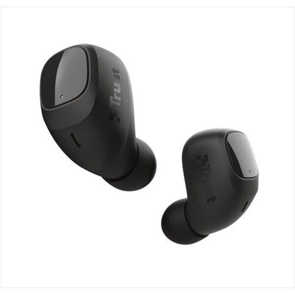 trust nika compact bluetooth earphones-black