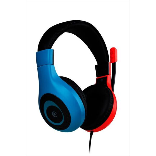 big ben cuffie stereo gaming v1 switch-rosso/blu