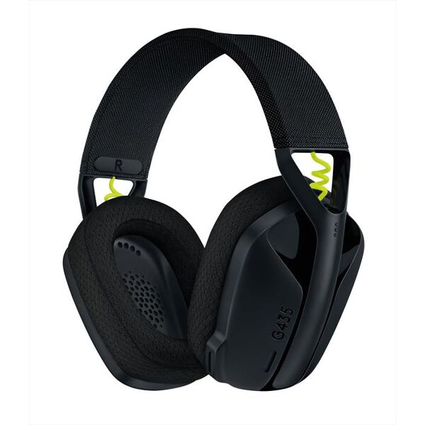 logitech g435 lightspeed wireless gaming headset-nero