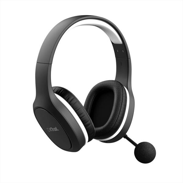 trust gxt391 thian wireless headset-black/white