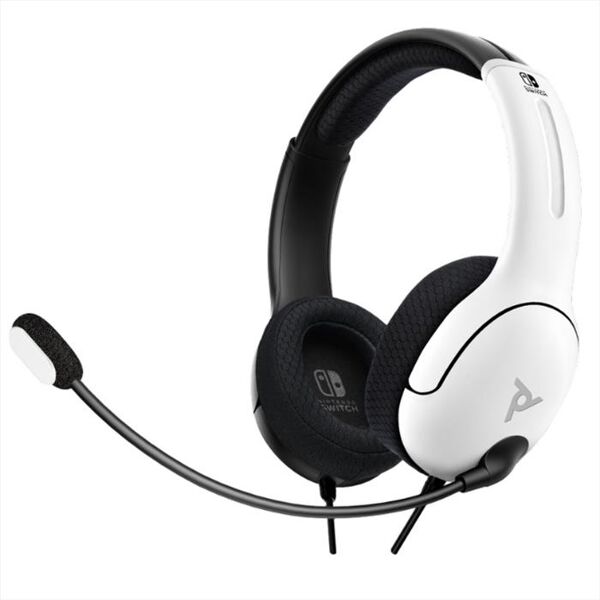 pdp 500-162-bw-eu cuffie stereo per nintendo switch-nero/bianco