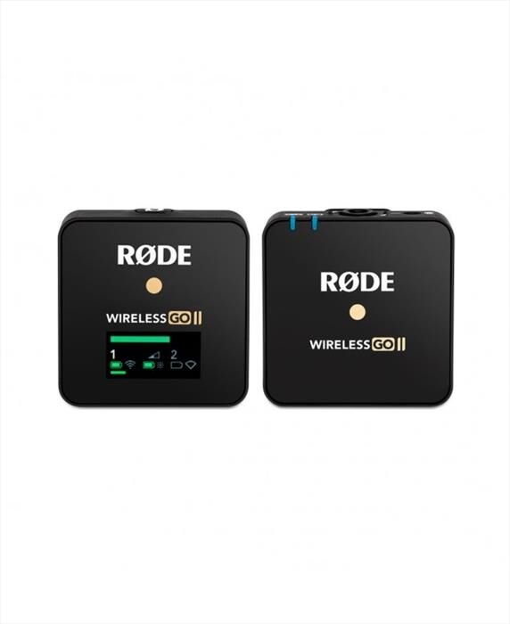 rode sistema microfonico wireless go ii wireless-black