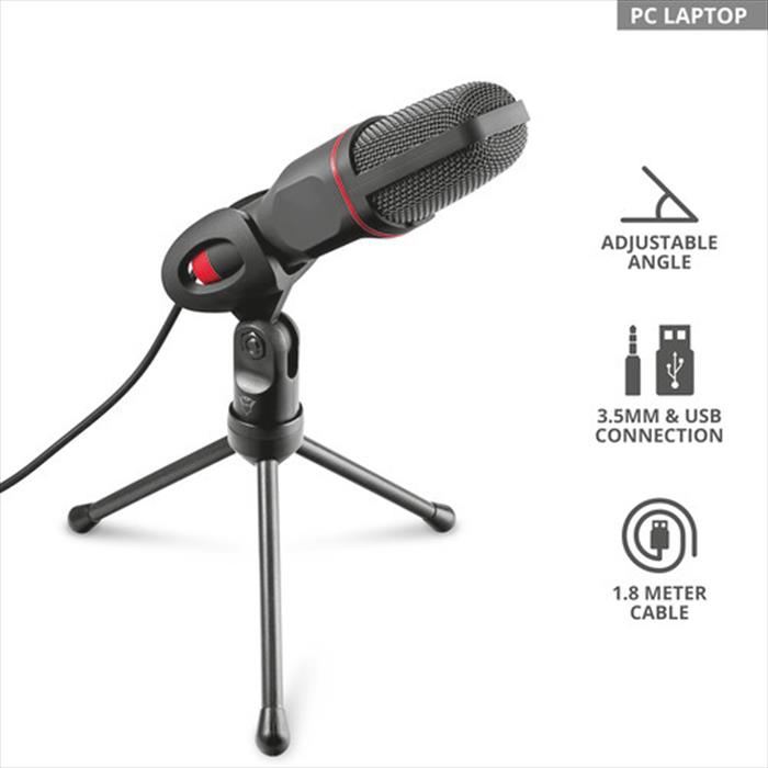 Trust Gxt212 Mico Usb Microphone-black