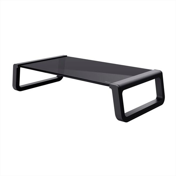 trust supporto per monitor monta glass monitor stand-black