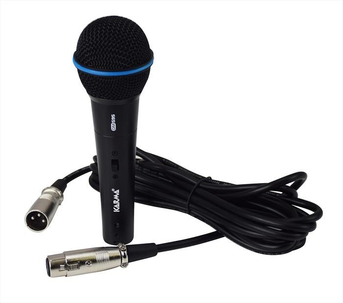 KARMA Microfono Dinamico Dm 595-nero