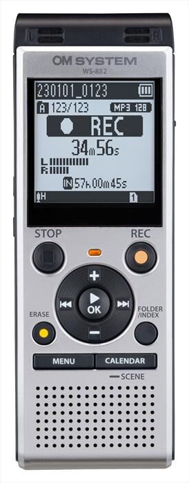 olympus registratore portatile ws-882-grigio