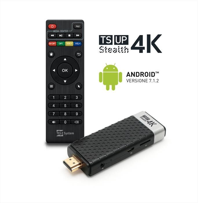 telesystem ts up stealth 4k android wi.fi-black