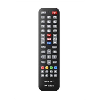 Meliconi Telecomando Di Ricambio Easy 900 Per Tv Hisense-calotta Nera, Tastiera Grigia Meliconi Telecomando Di Ricambio Easy 900 Per Tv Hisense-calotta Nera, Tastiera Grigia