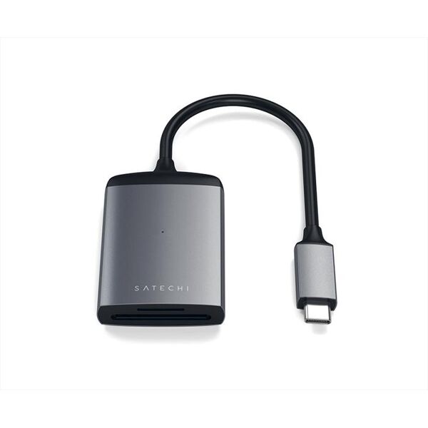 satechi lettore di schede sd ush-ii usb-c space gray