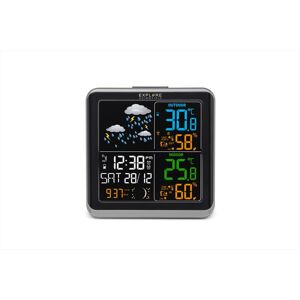 EXPLORE SCIENTIFIC Wsh4008c Stazione Meteo Radio-controllata-nero