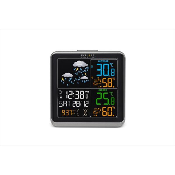 explore scientific wsh4008c stazione meteo radio-controllata-nero