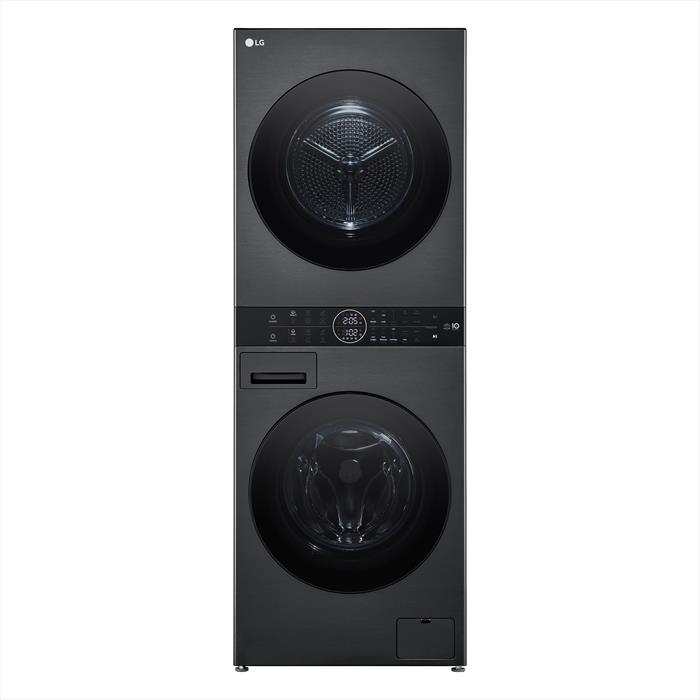 LG Lavasciuga Washtower Wt1210bbf 12/10 Kg Classe A-platinum Black