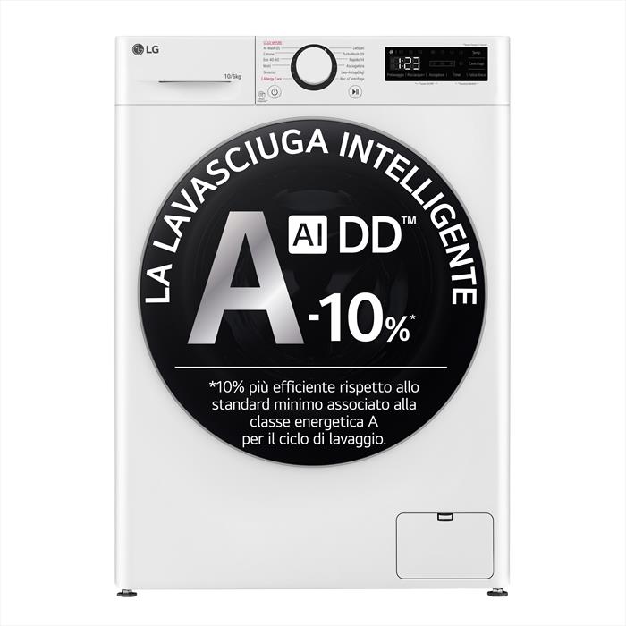 LG Lavasciuga D4r5010tsws 10/6 Kg Classe A-bianco